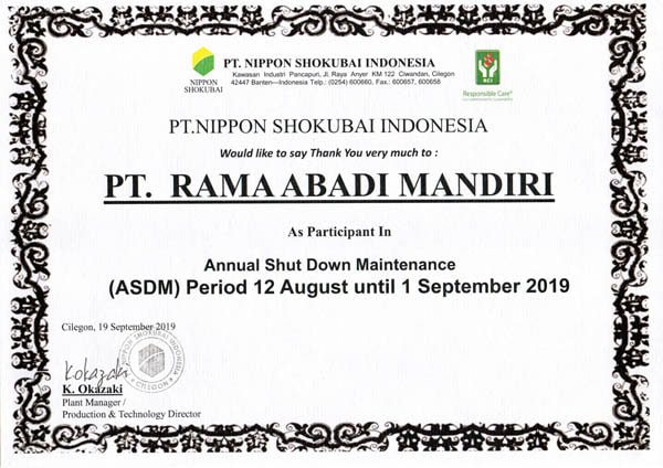 06. RAMA ANNUAL SHUT DOWN MAINTENANTE PERIOD 12 AUG UP TO 01 SEPT 2019-min